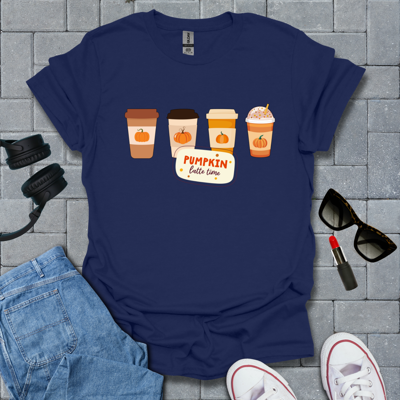 Pumpkin Latte Time T-Shirt US