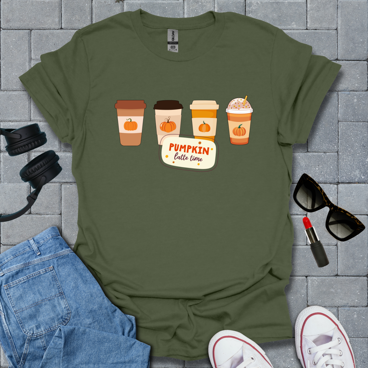 Pumpkin Latte Time T-Shirt US