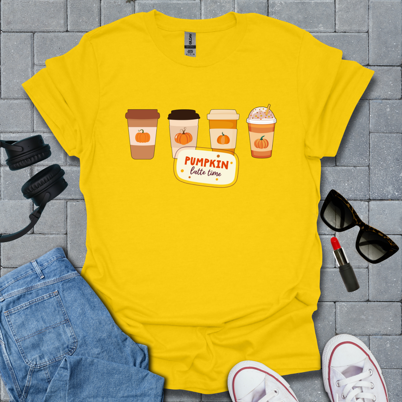 Pumpkin Latte Time T-Shirt US