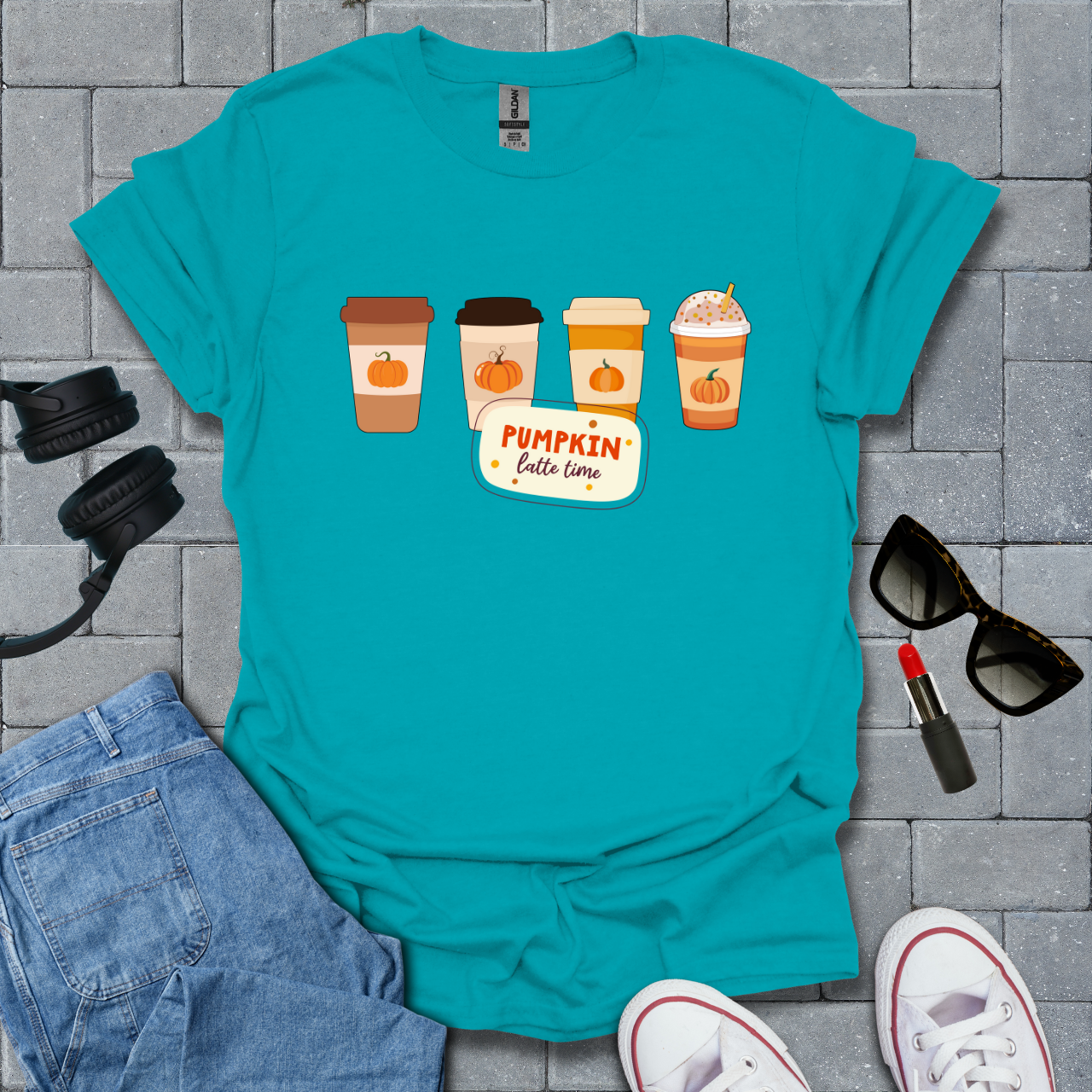 Pumpkin Latte Time T-Shirt US