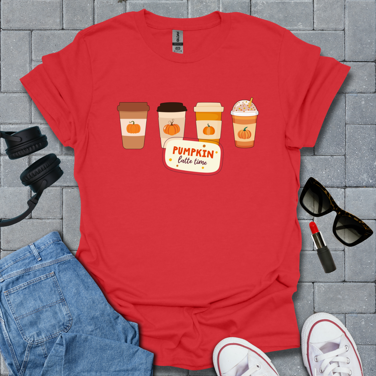Pumpkin Latte Time T-Shirt US