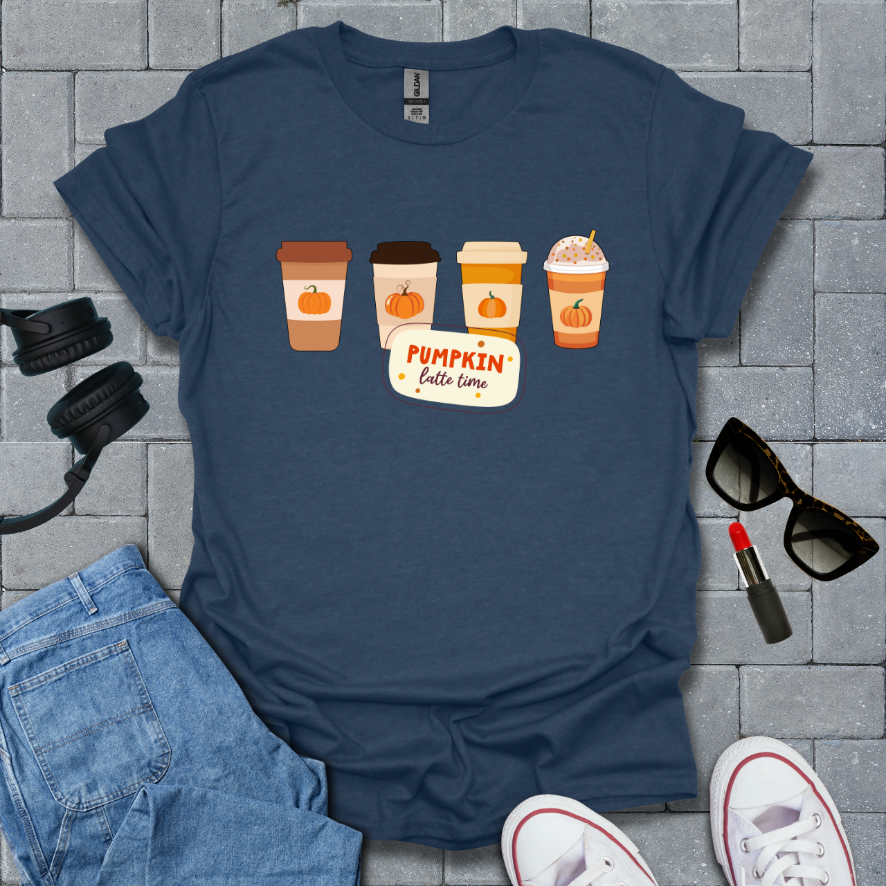 Pumpkin Latte Time T-Shirt US