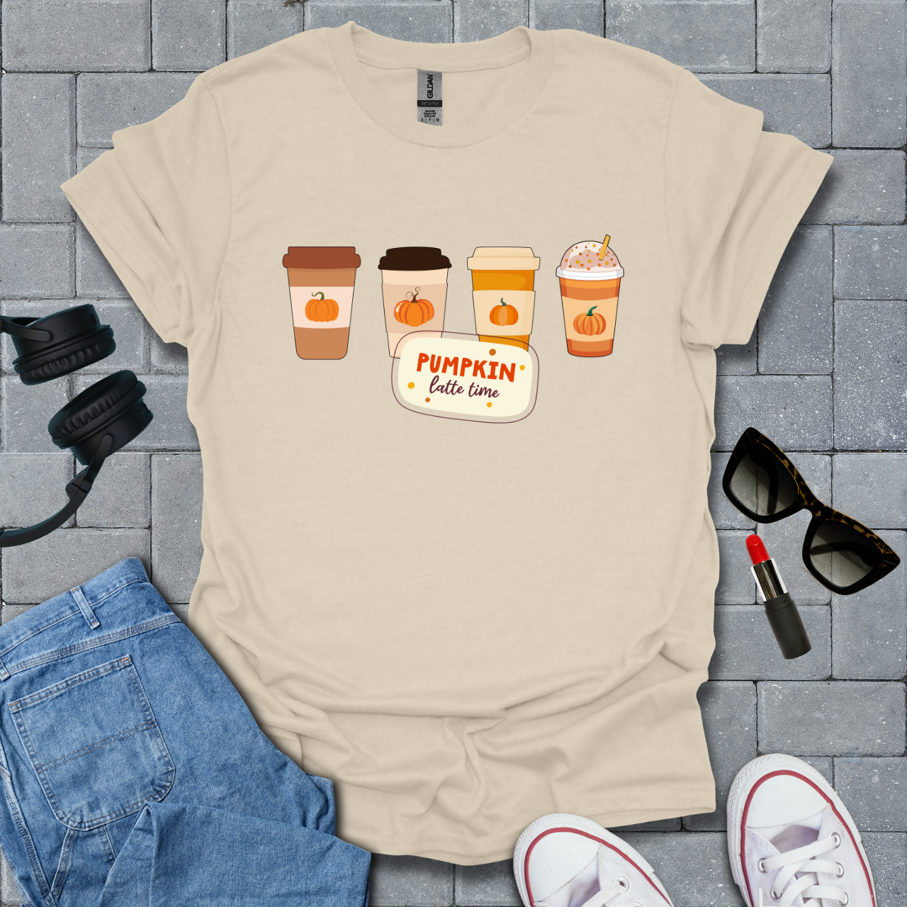 Pumpkin Latte Time T-Shirt US