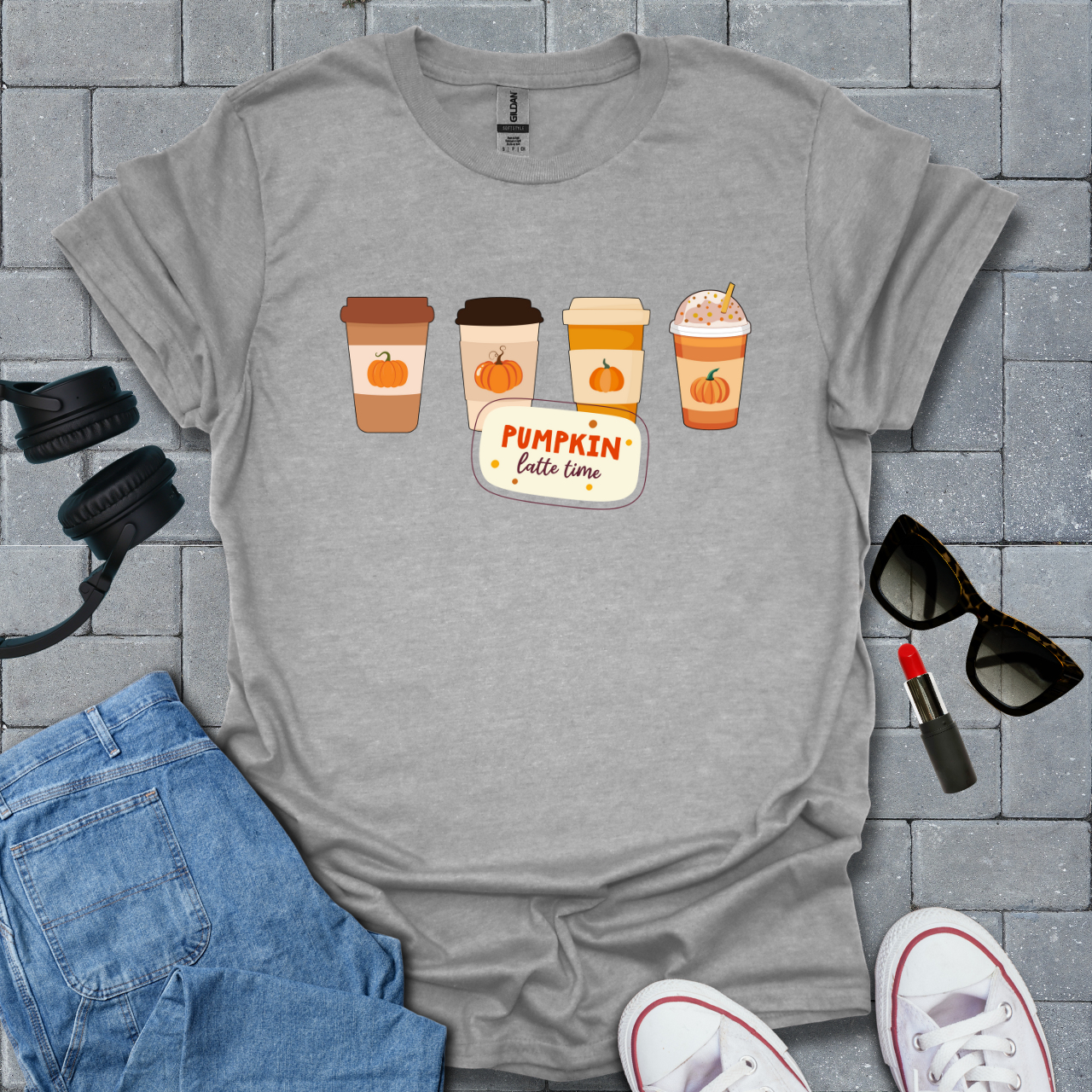 Pumpkin Latte Time T-Shirt US