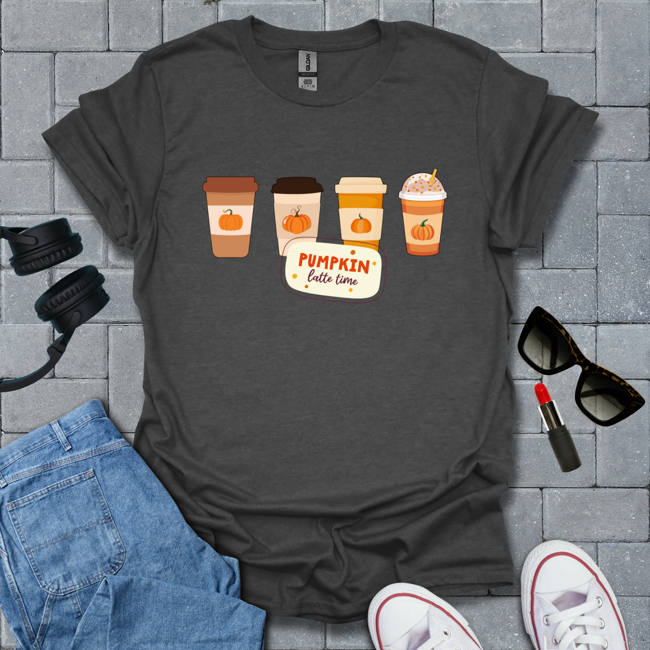 Pumpkin Latte Time T-Shirt US