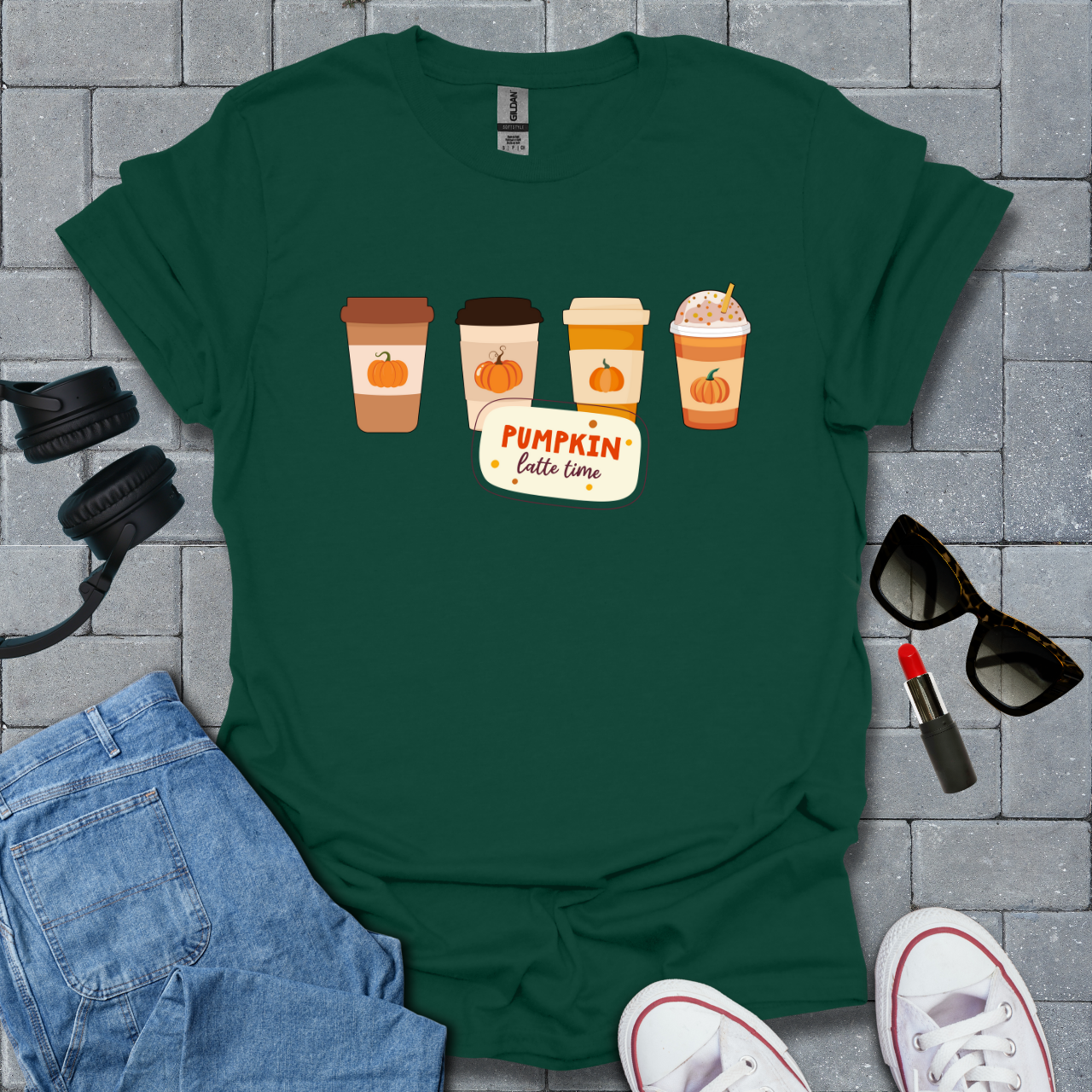 Pumpkin Latte Time T-Shirt US