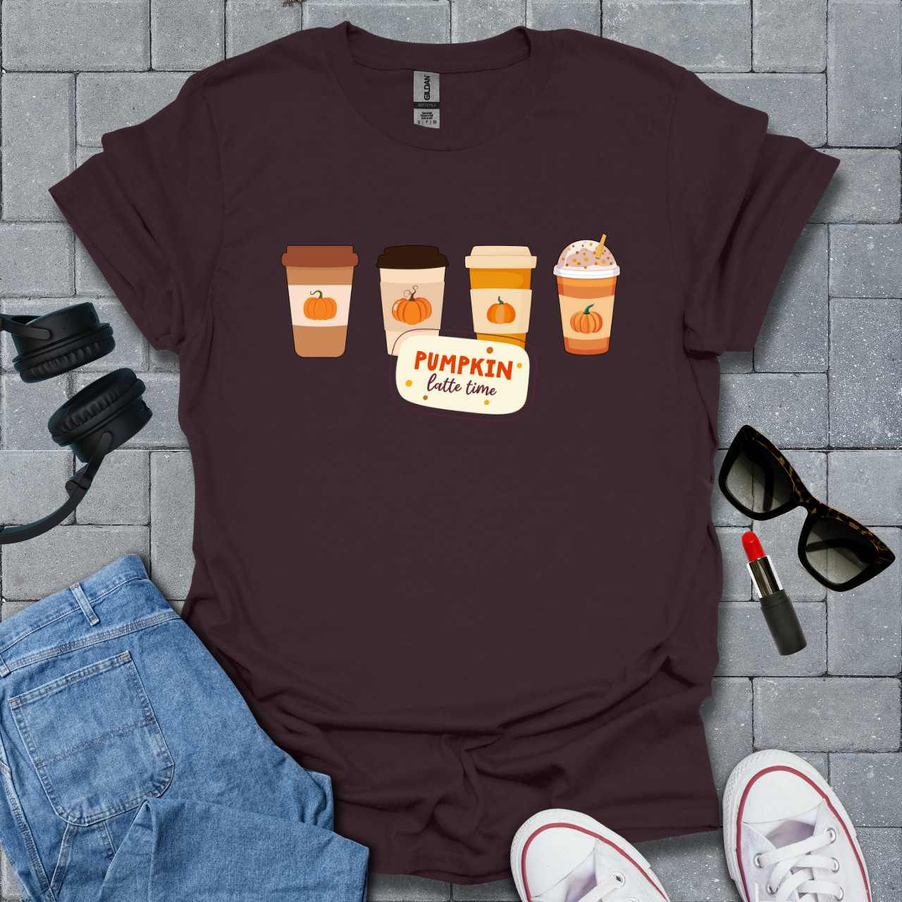 Pumpkin Latte Time T-Shirt US