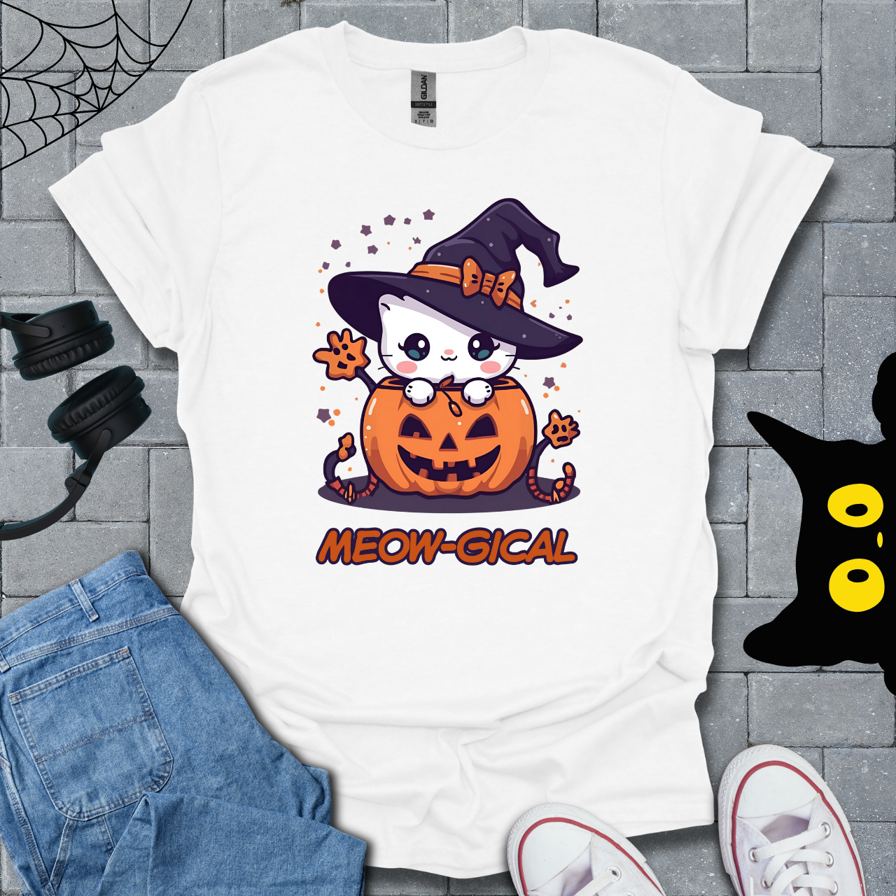 Meow-gical Cat T-Shirt US