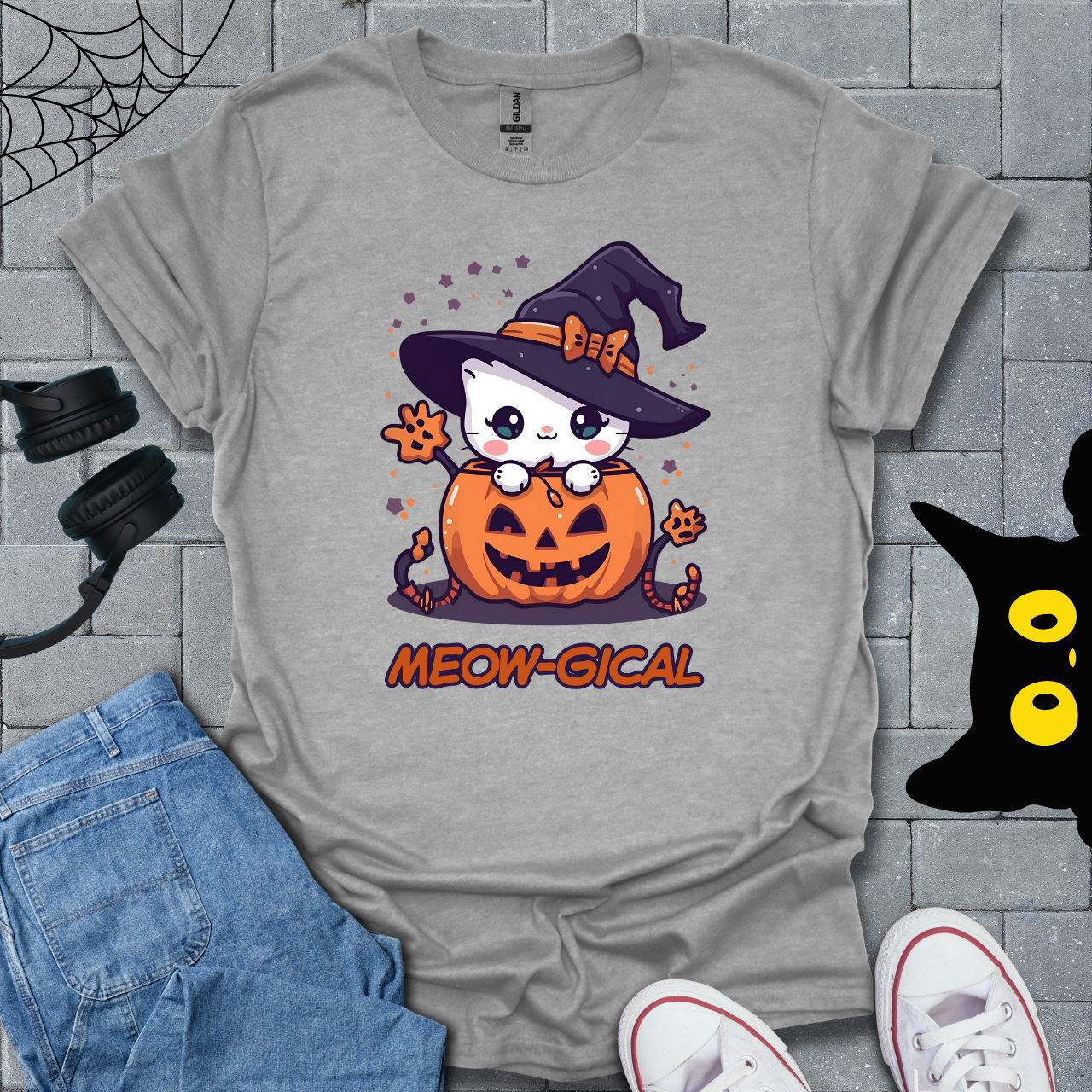 Meow-gical Cat T-Shirt US