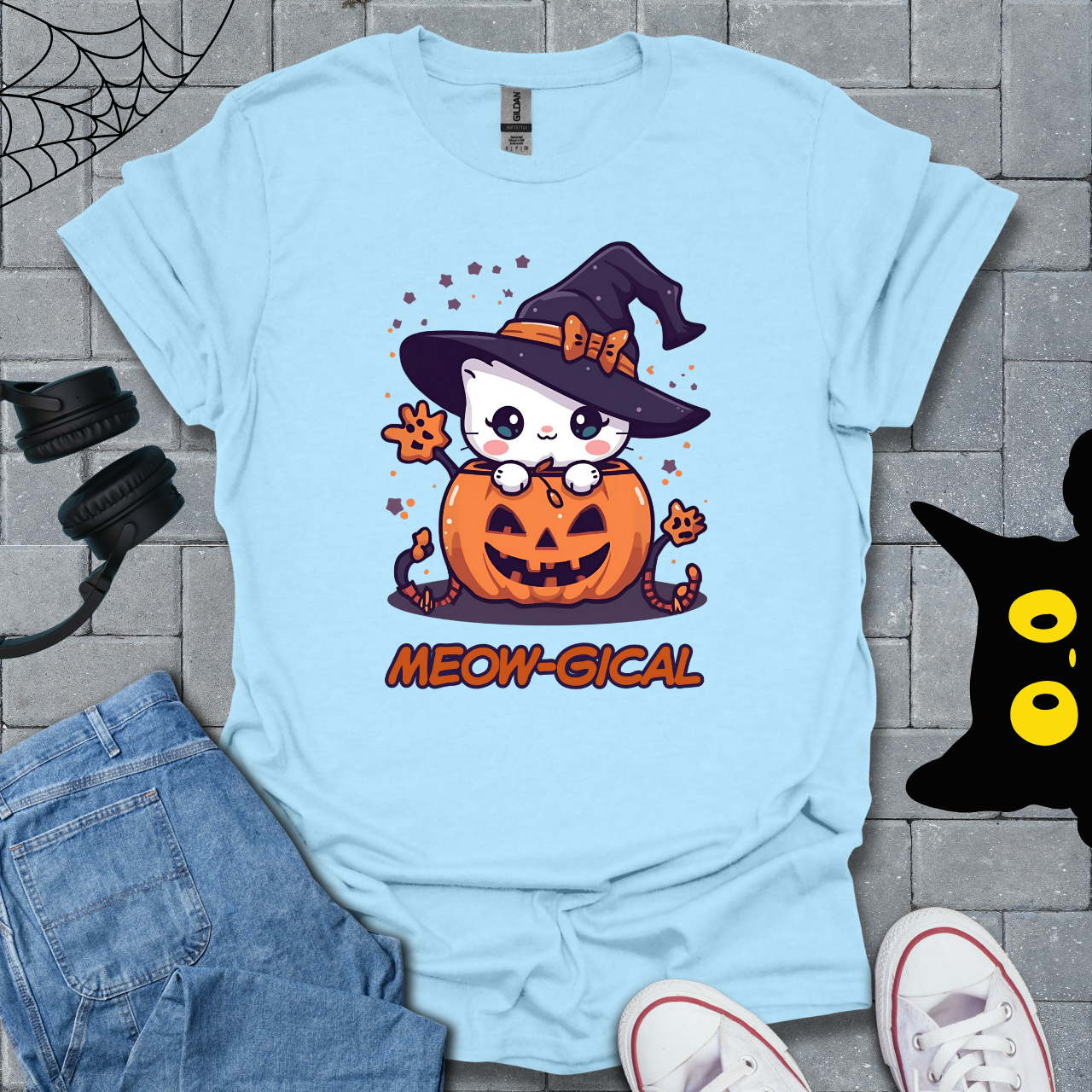 Meow-gical Cat T-Shirt US