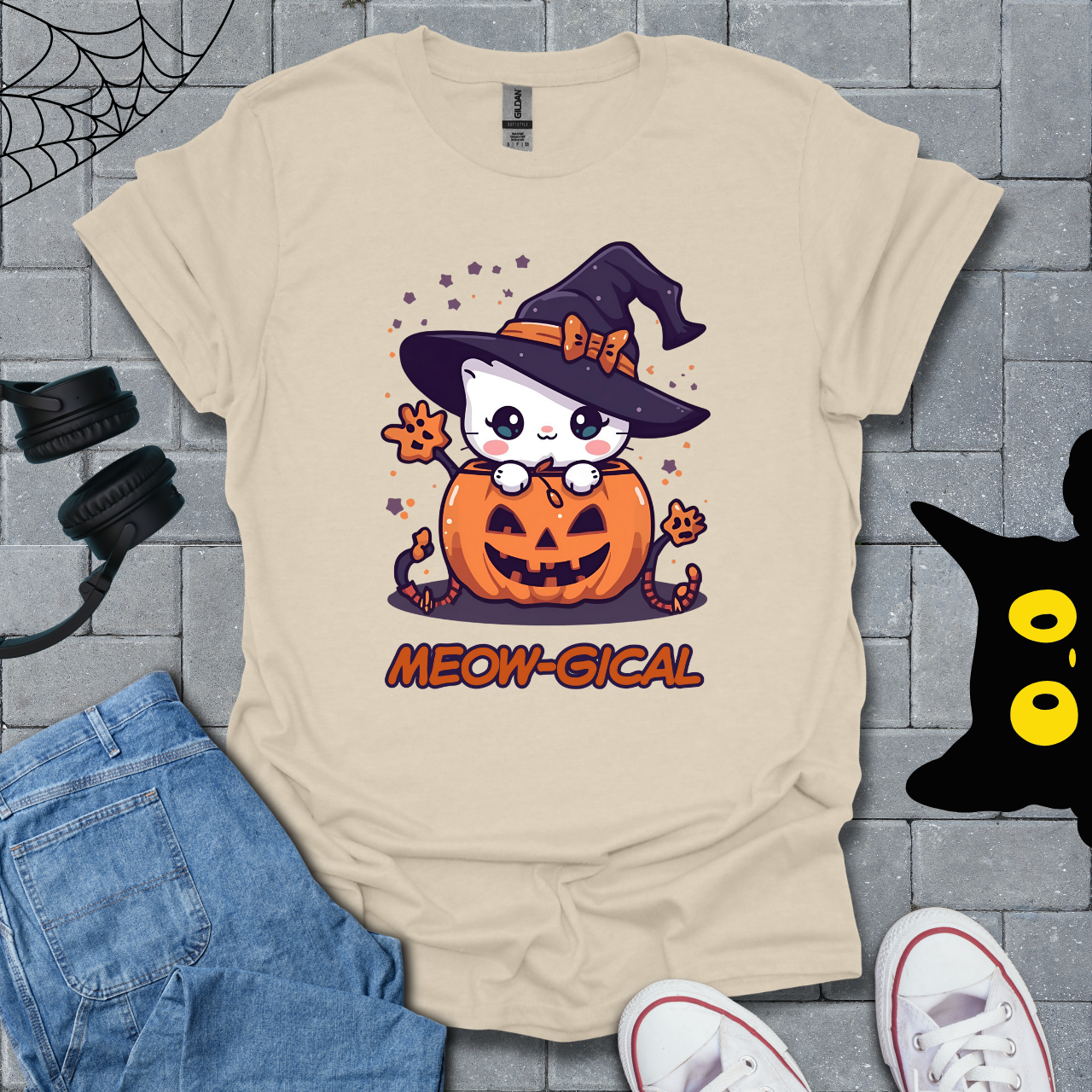 Meow-gical Cat T-Shirt US