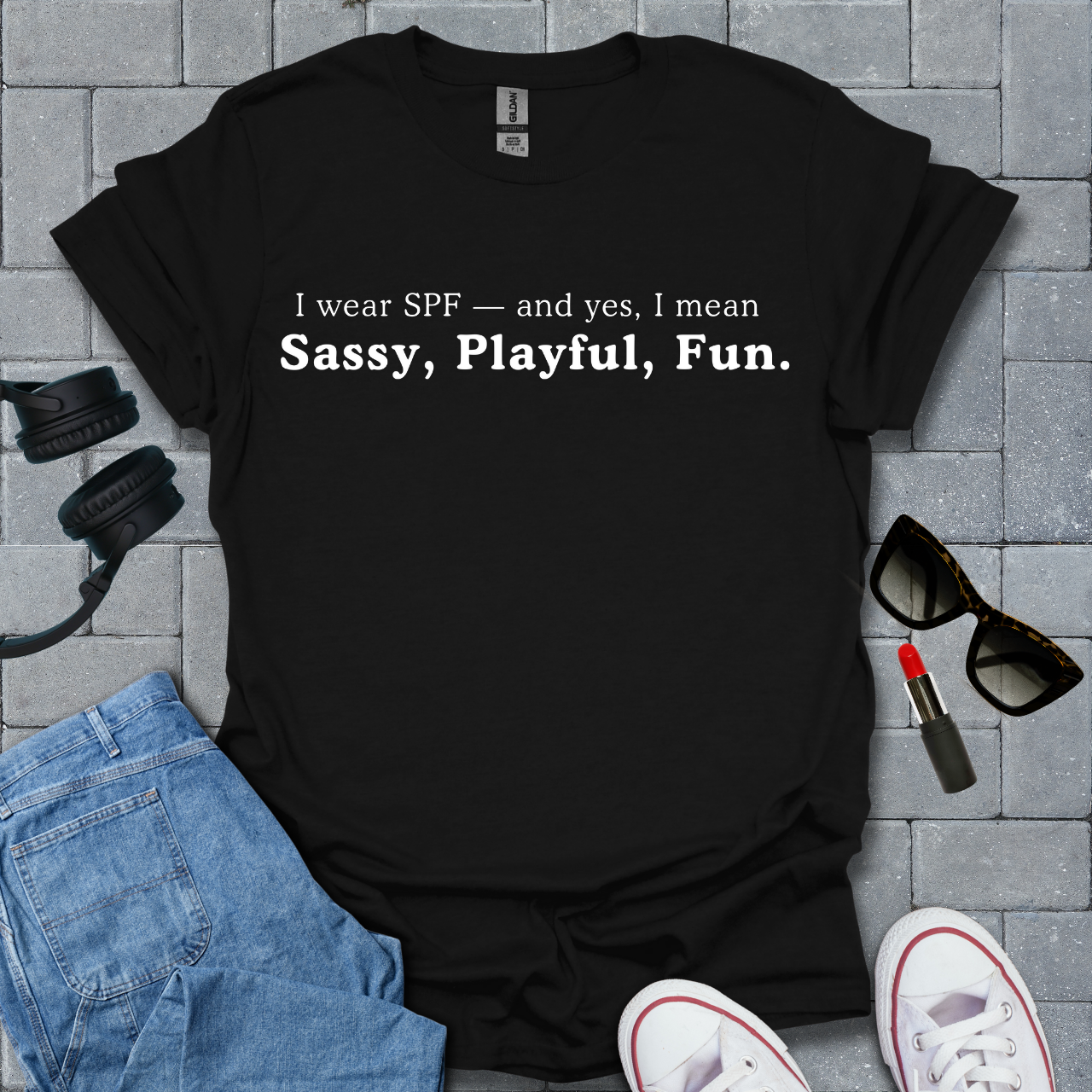 I Wear SPF - Sassy, Playful, Fun T-Shirt US