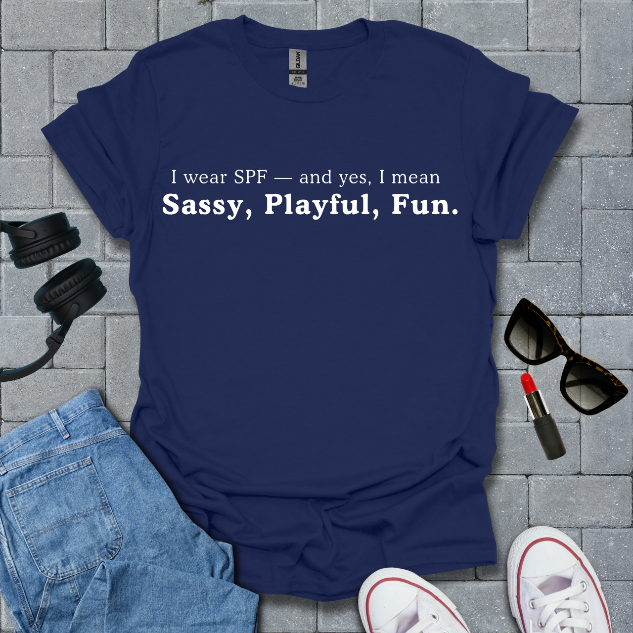 I Wear SPF - Sassy, Playful, Fun T-Shirt US