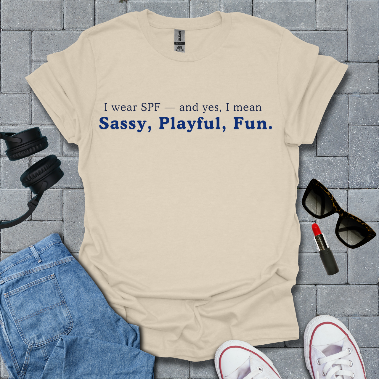 I Wear SPF - Sassy, Playful, Fun T-Shirt US
