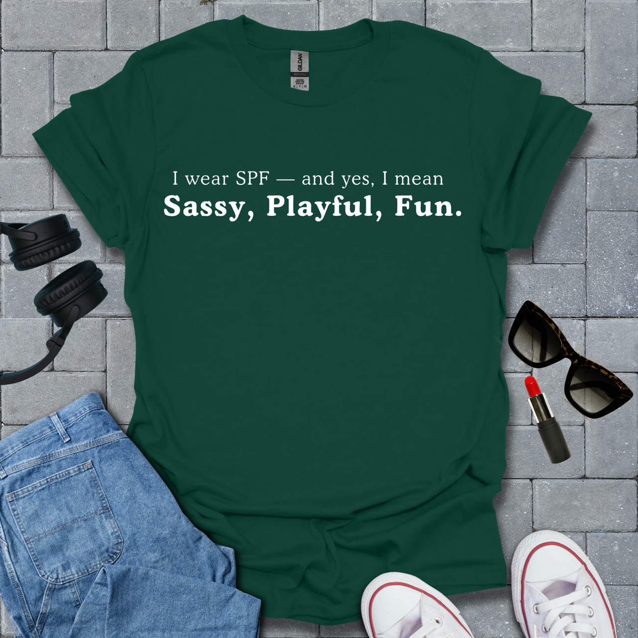 I Wear SPF - Sassy, Playful, Fun T-Shirt US