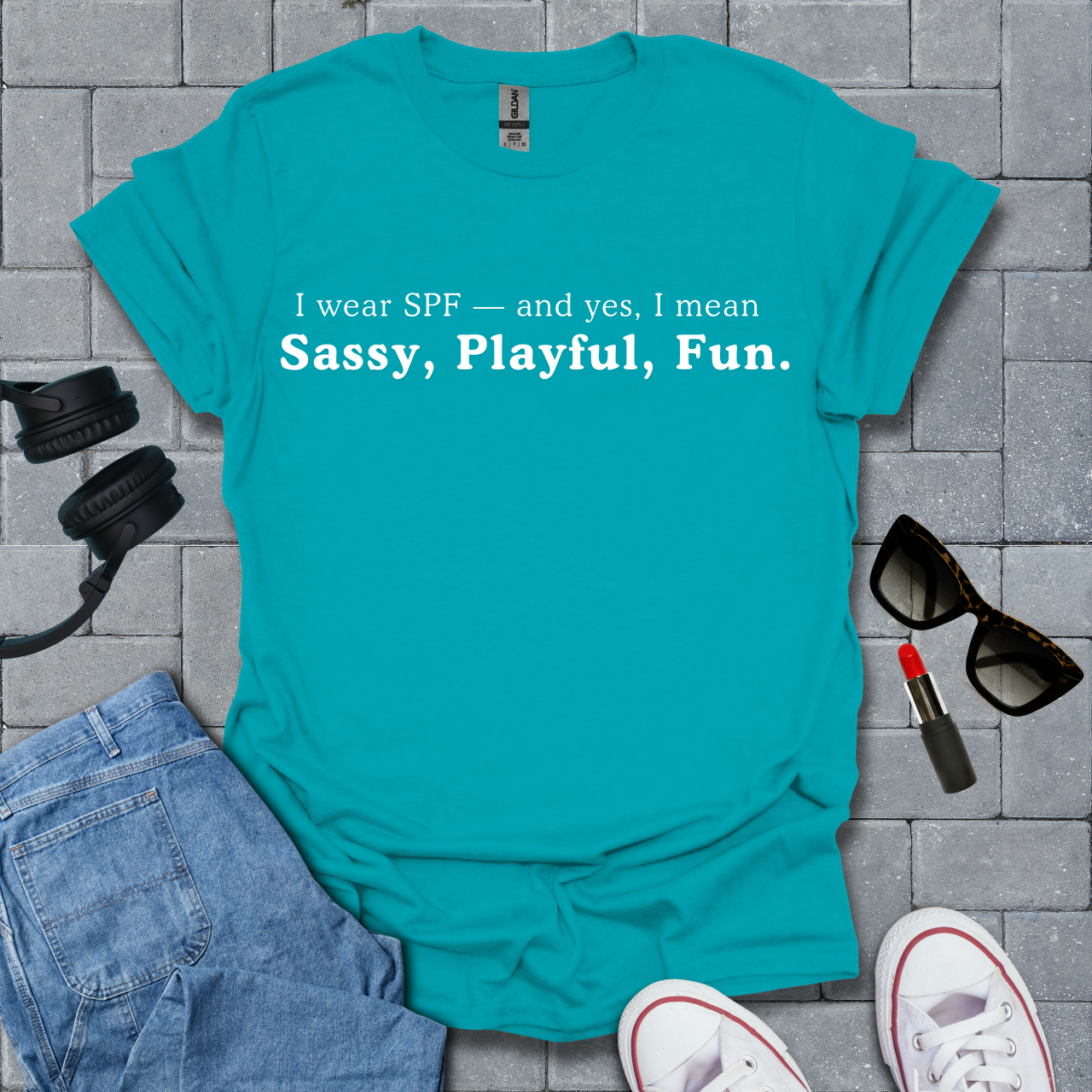 I Wear SPF - Sassy, Playful, Fun T-Shirt US