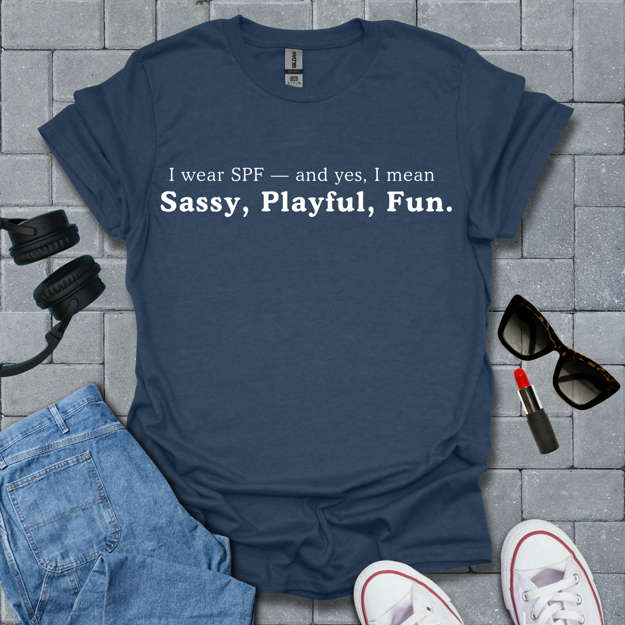 I Wear SPF - Sassy, Playful, Fun T-Shirt US