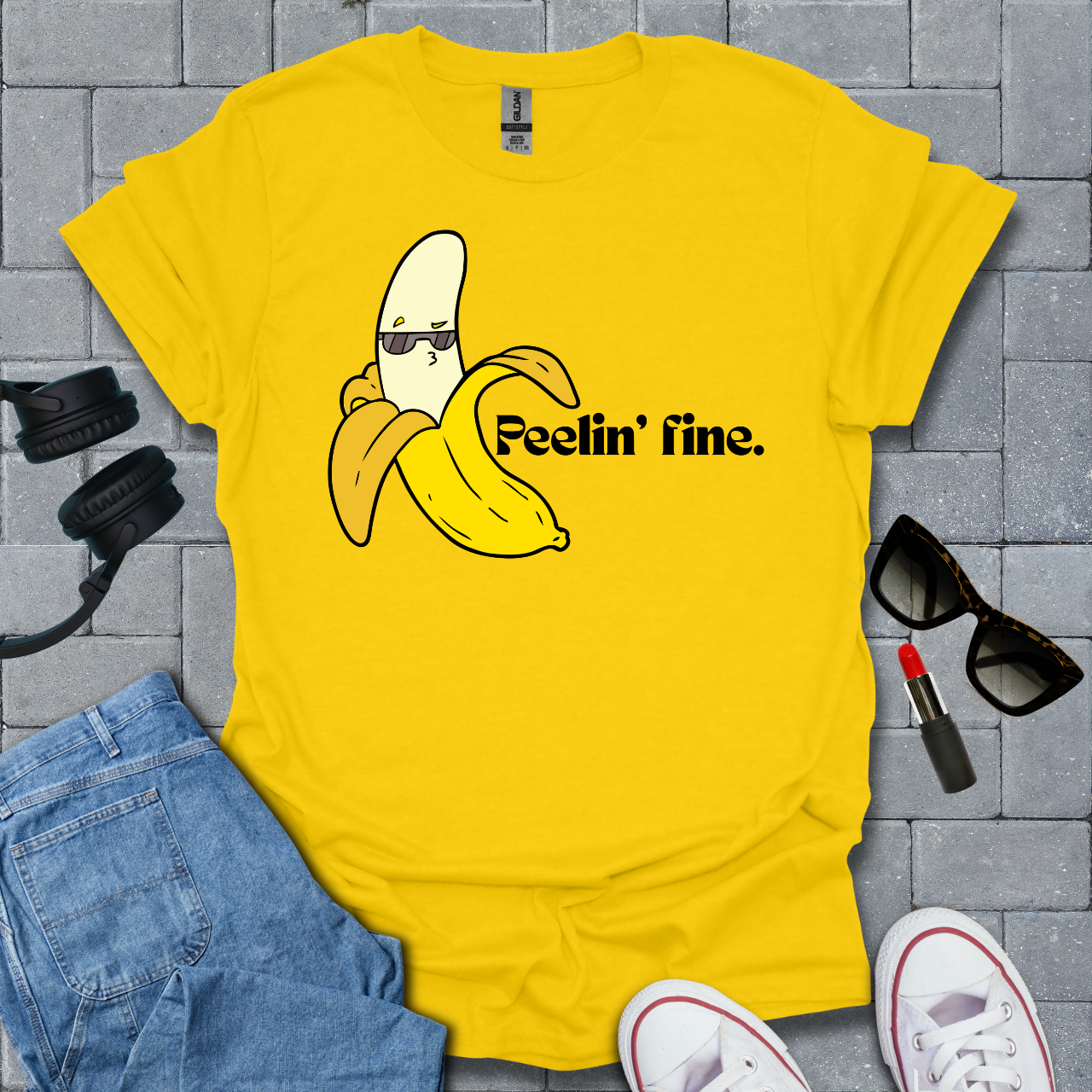 Peelin' Fine Banana Unisex T-Tshirt US