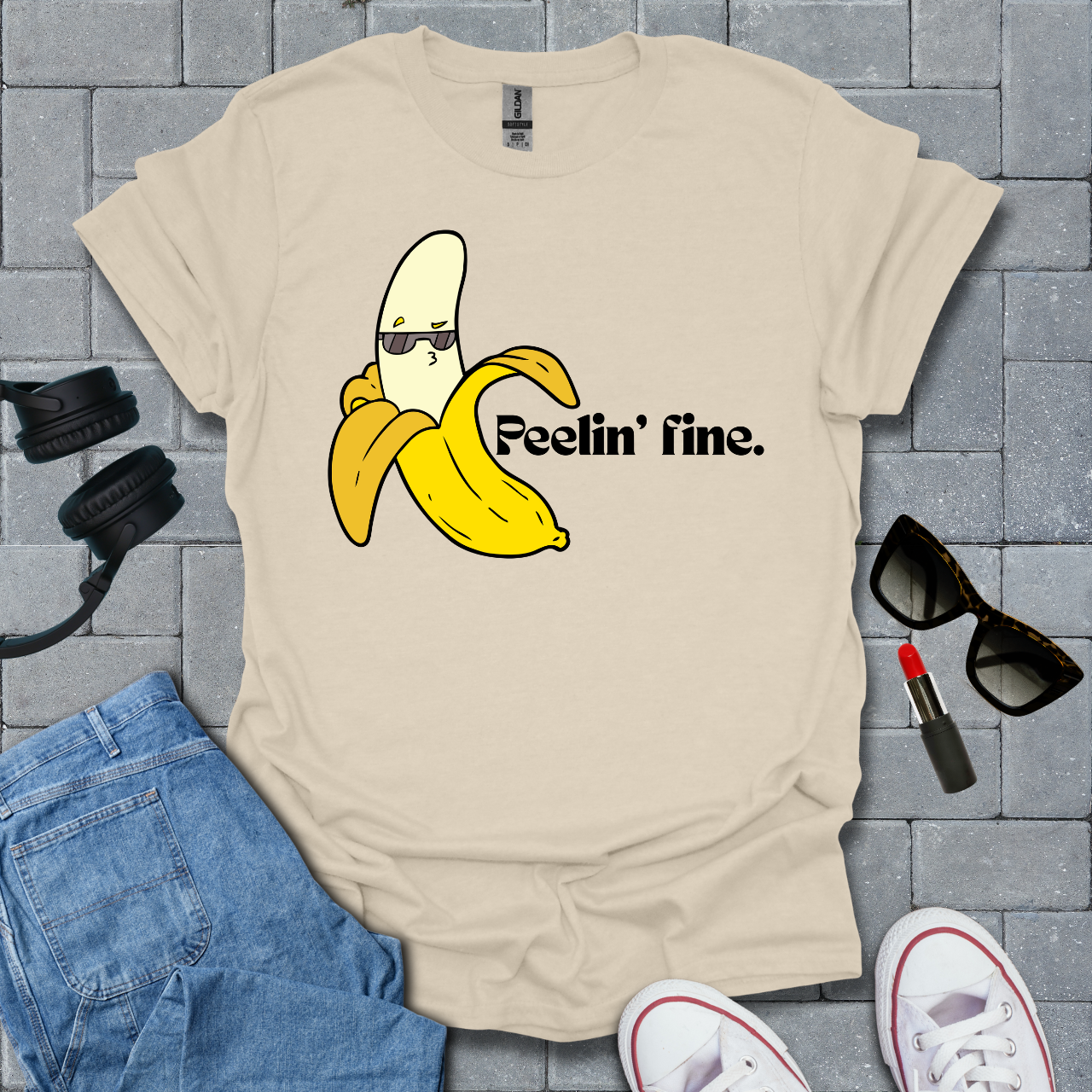 Peelin' Fine Banana Unisex T-Tshirt US