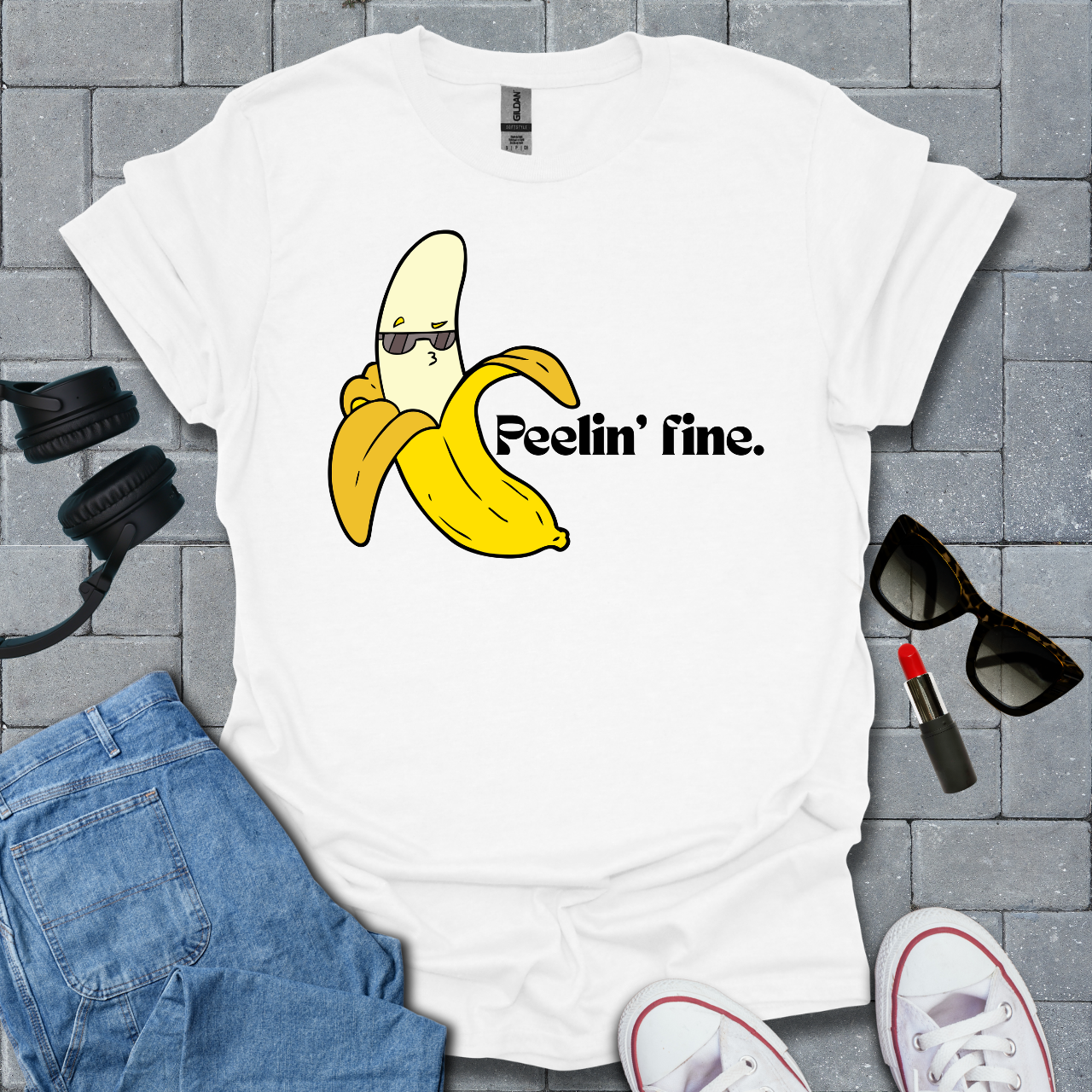Peelin' Fine Banana Unisex T-Tshirt US