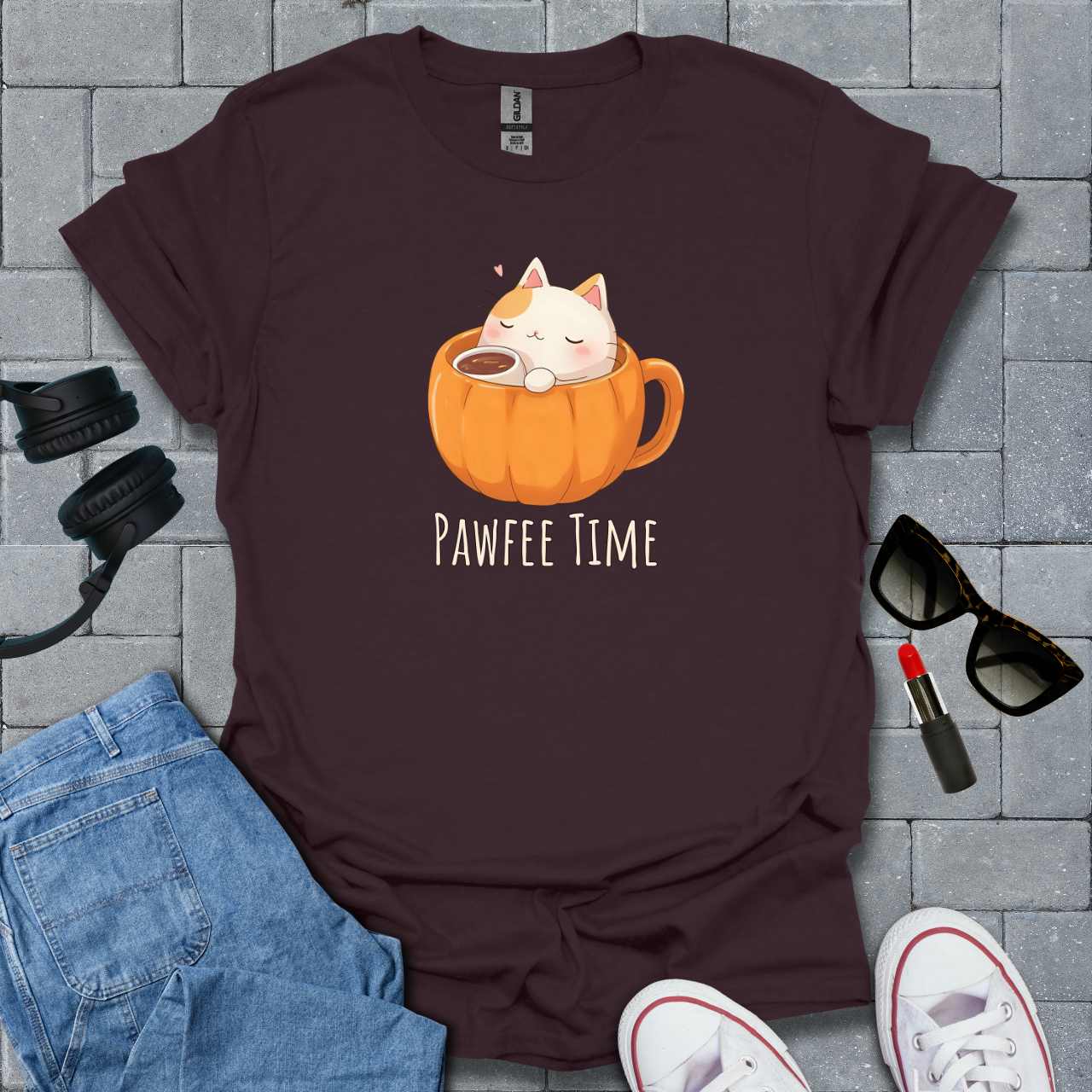 Pawfee Time Cat T-Shirt US