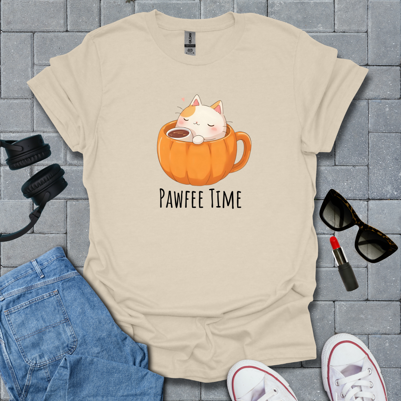 Pawfee Time Cat T-Shirt US