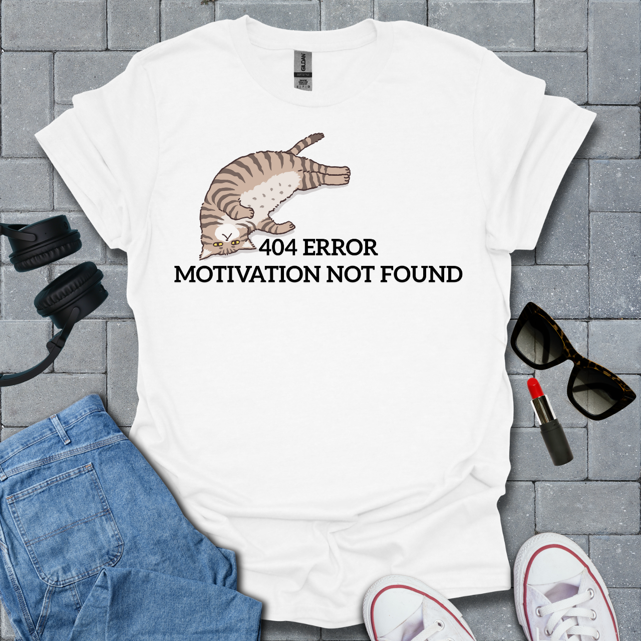 404 Error Cat T-Shirt