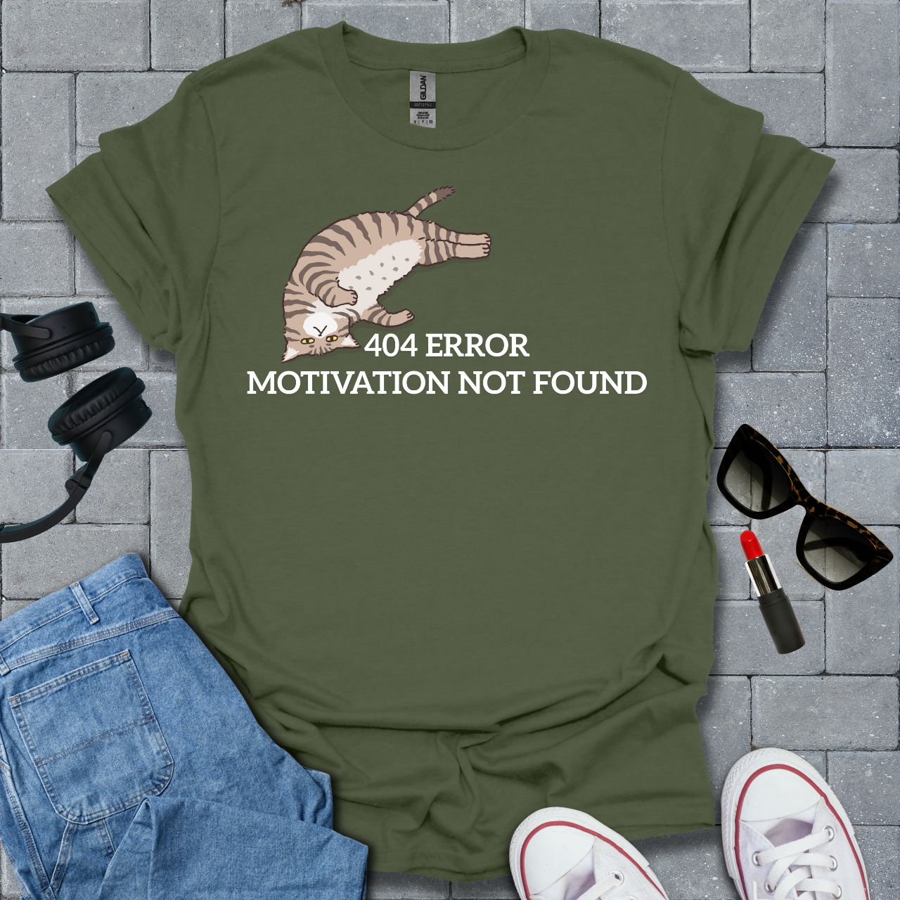 404 Error Cat T-Shirt