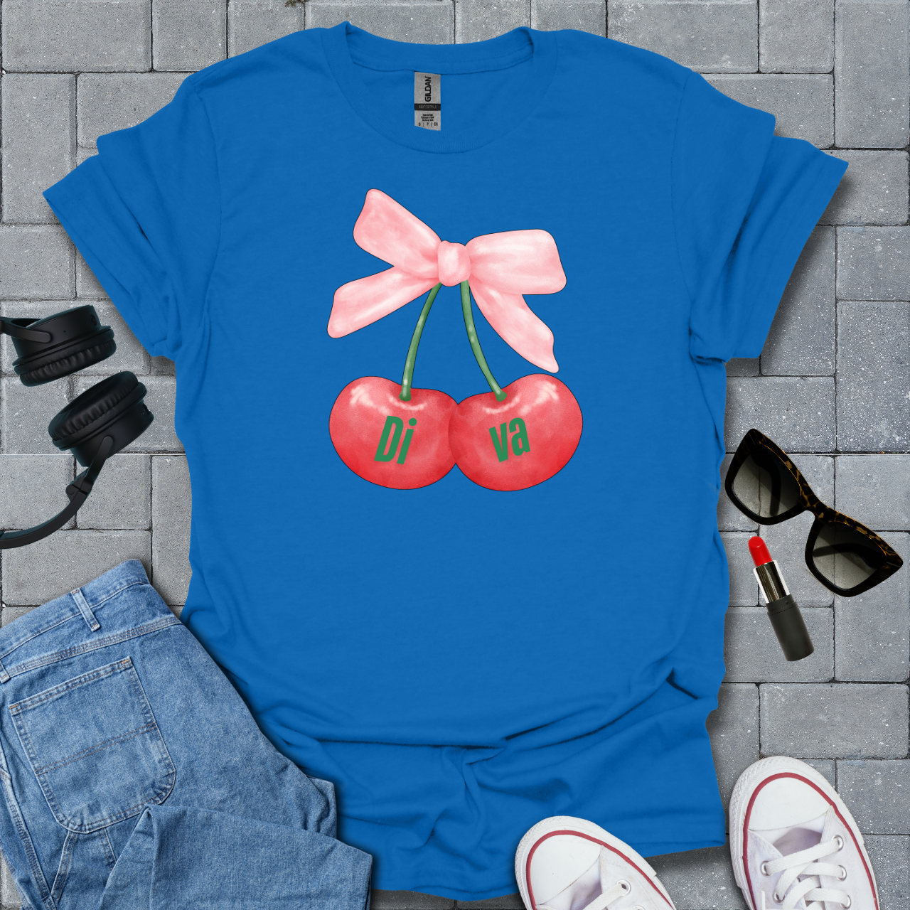Cherry Diva T-Shirt US
