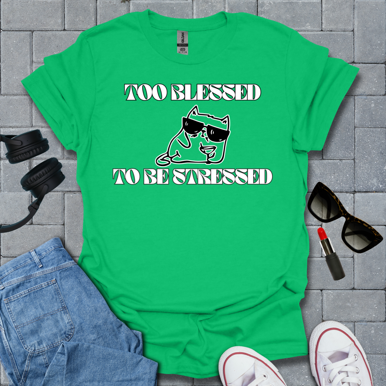 Too Blessed To Be Stressed T-Shirt US