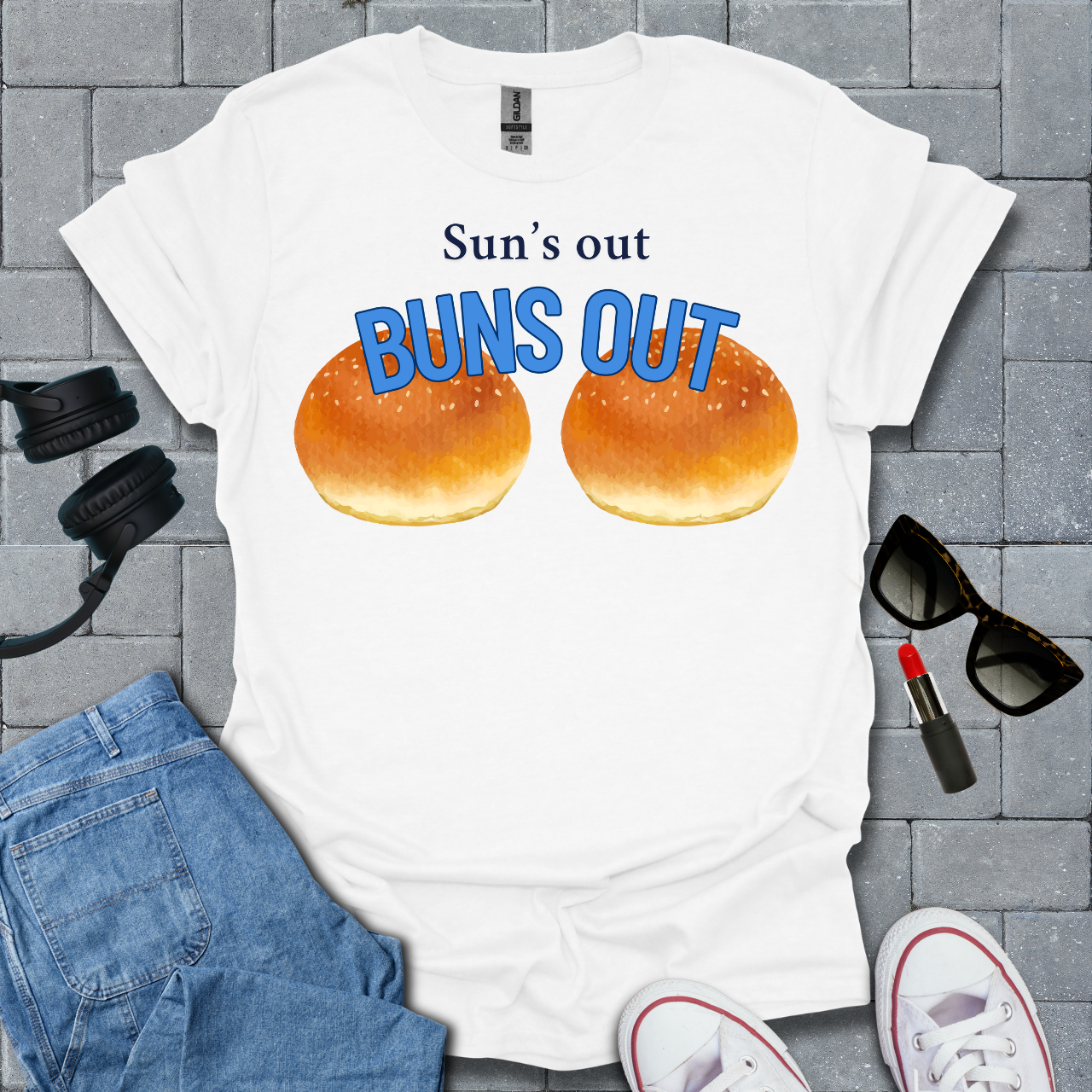 Sun's Out Buns Out T-Shirt US