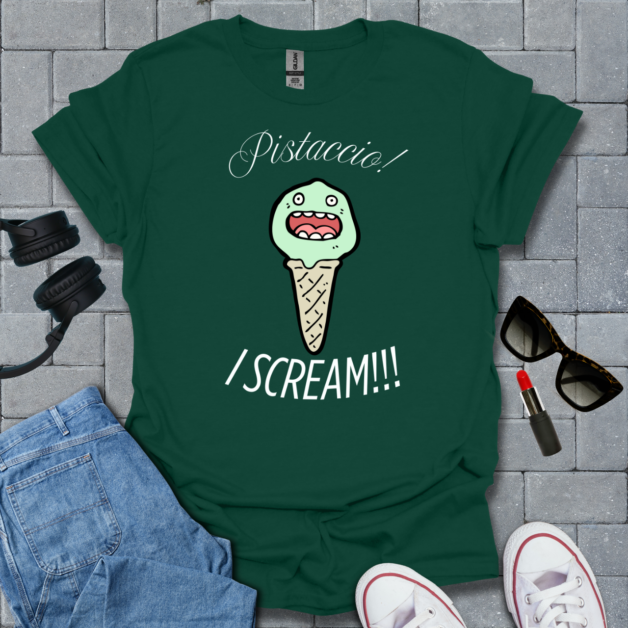 Pistaccio I Scream T-Shirt US