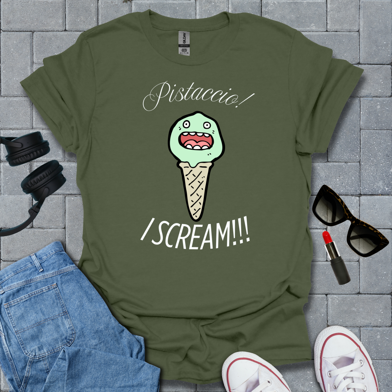 Pistaccio I Scream T-Shirt US