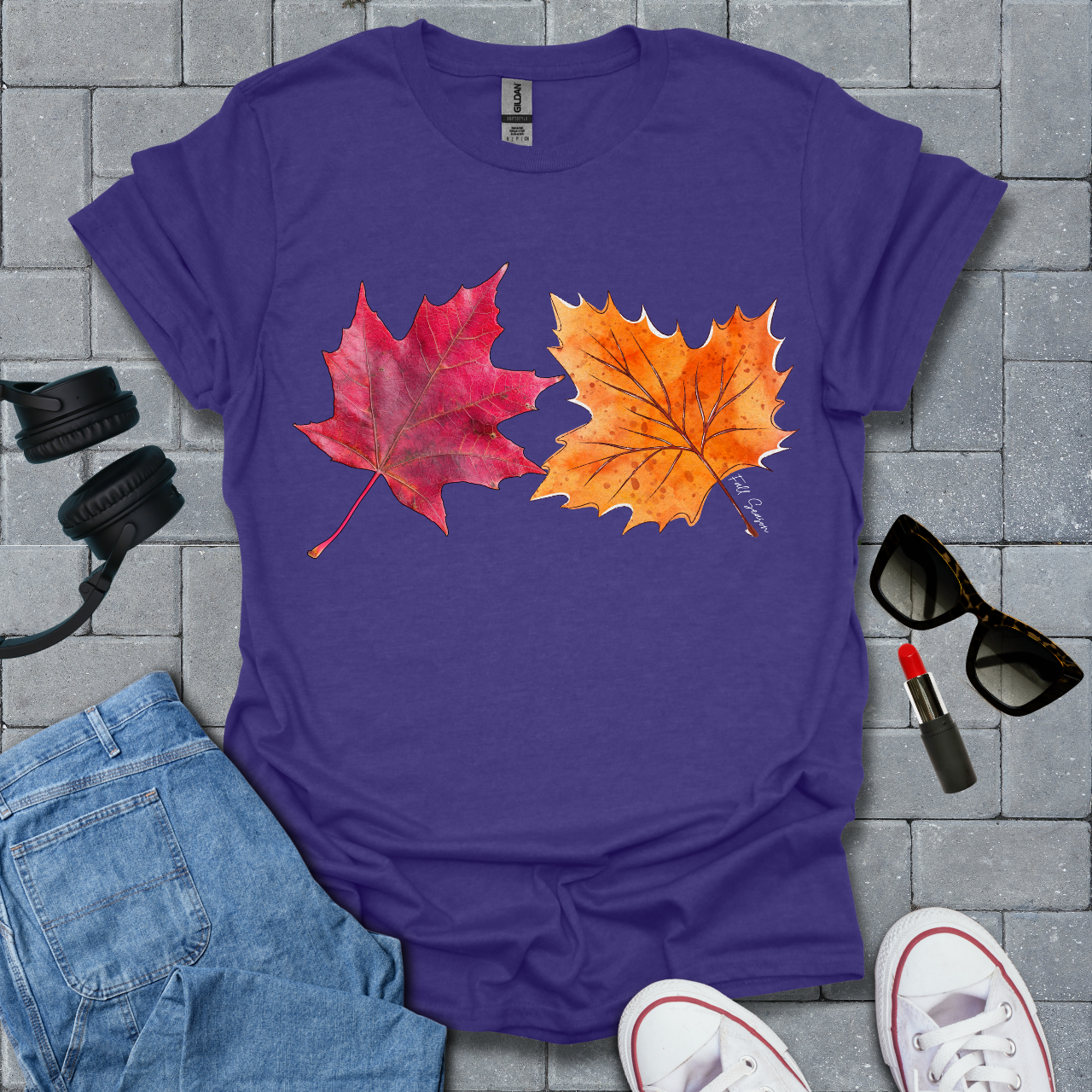 Funny Autumn Leaves T-Shirt US