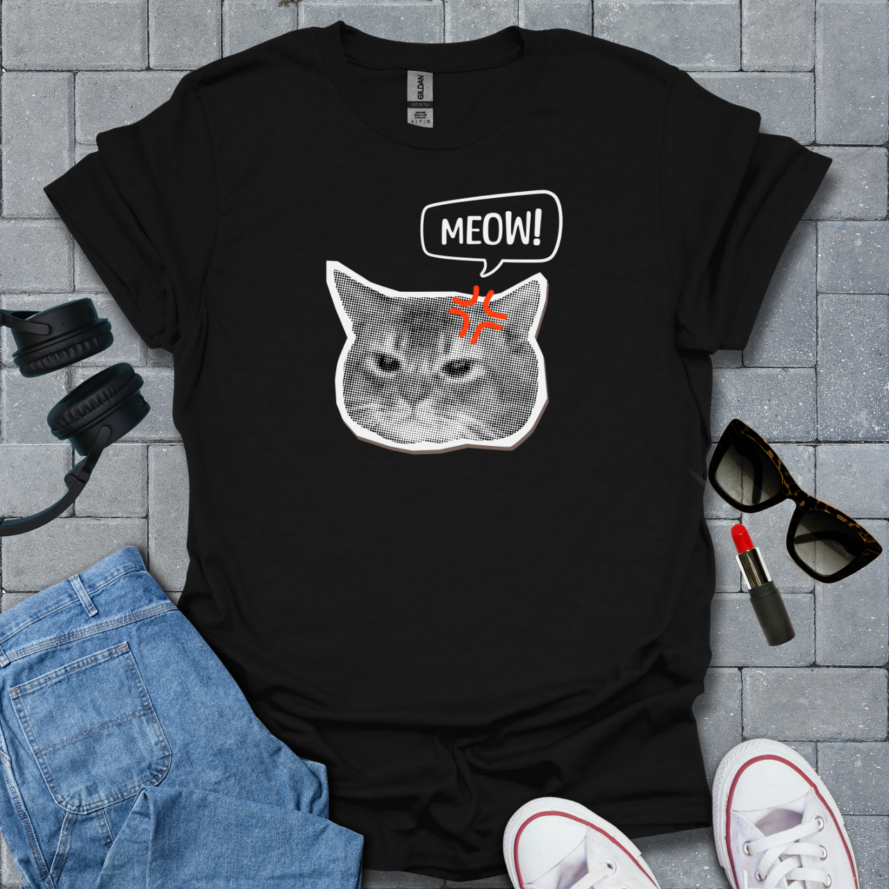 Angry Cat T-Shirt