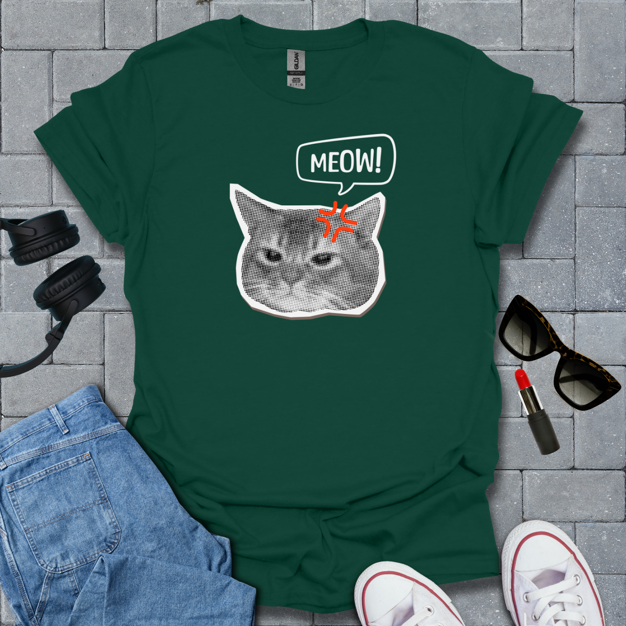 Angry Cat T-Shirt