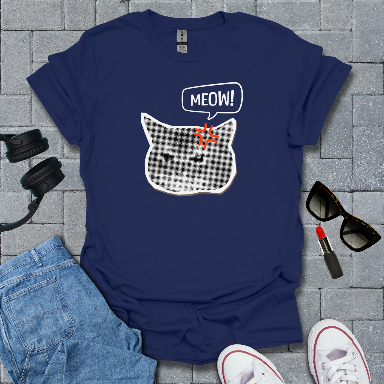 Angry Cat T-Shirt