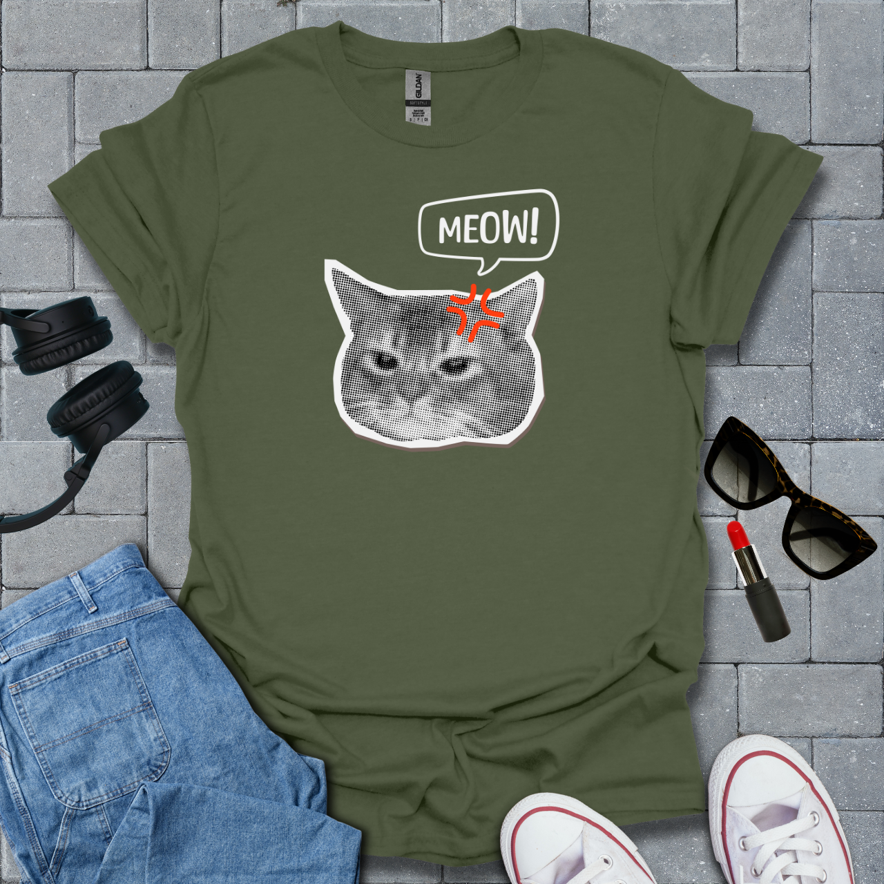 Angry Cat T-Shirt