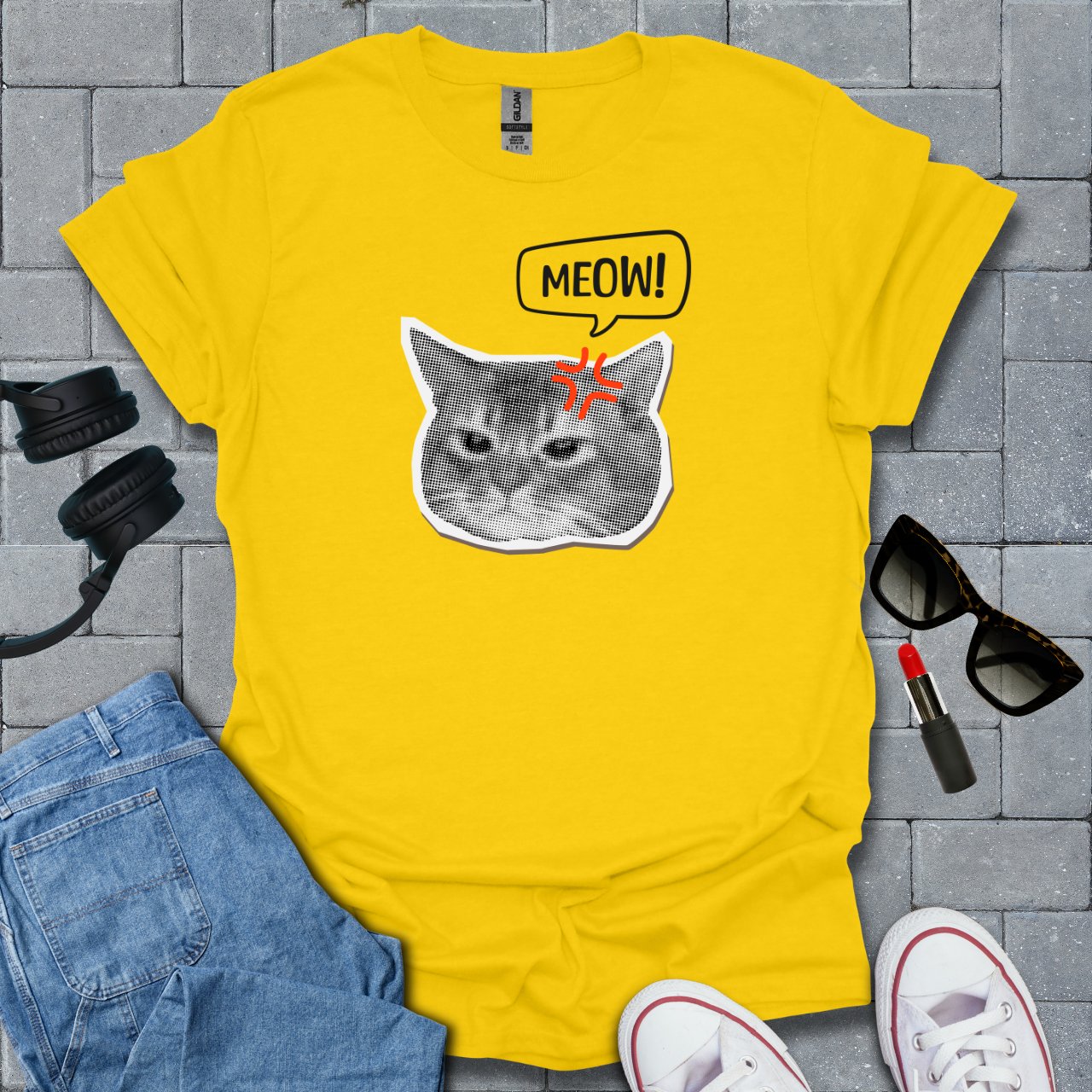 Angry Cat T-Shirt