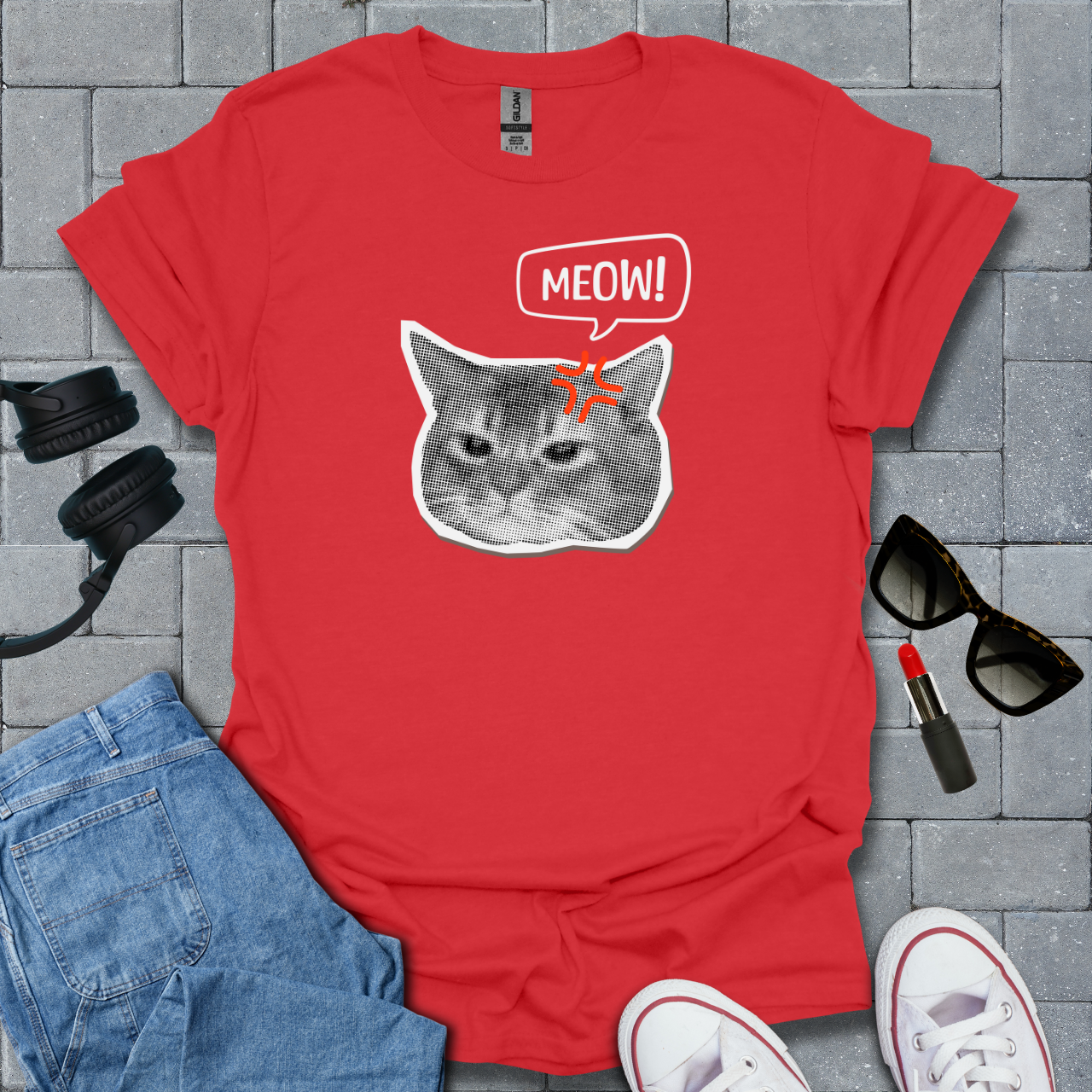 Angry Cat T-Shirt