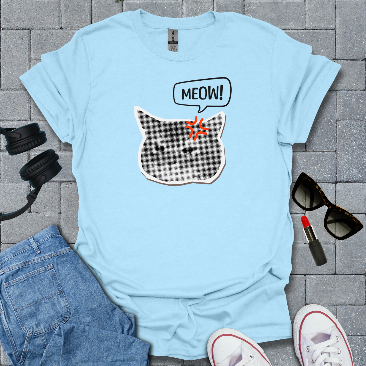 Angry Cat T-Shirt