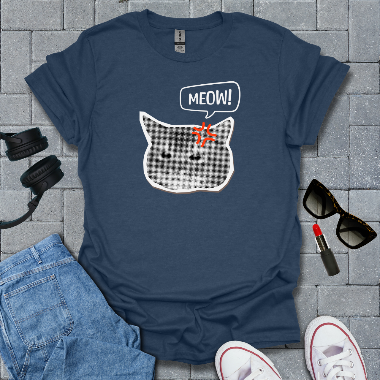 Angry Cat T-Shirt