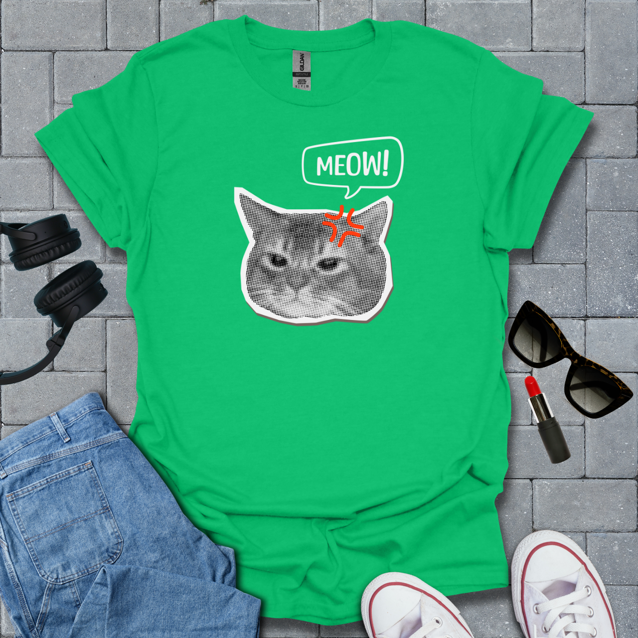 Angry Cat T-Shirt