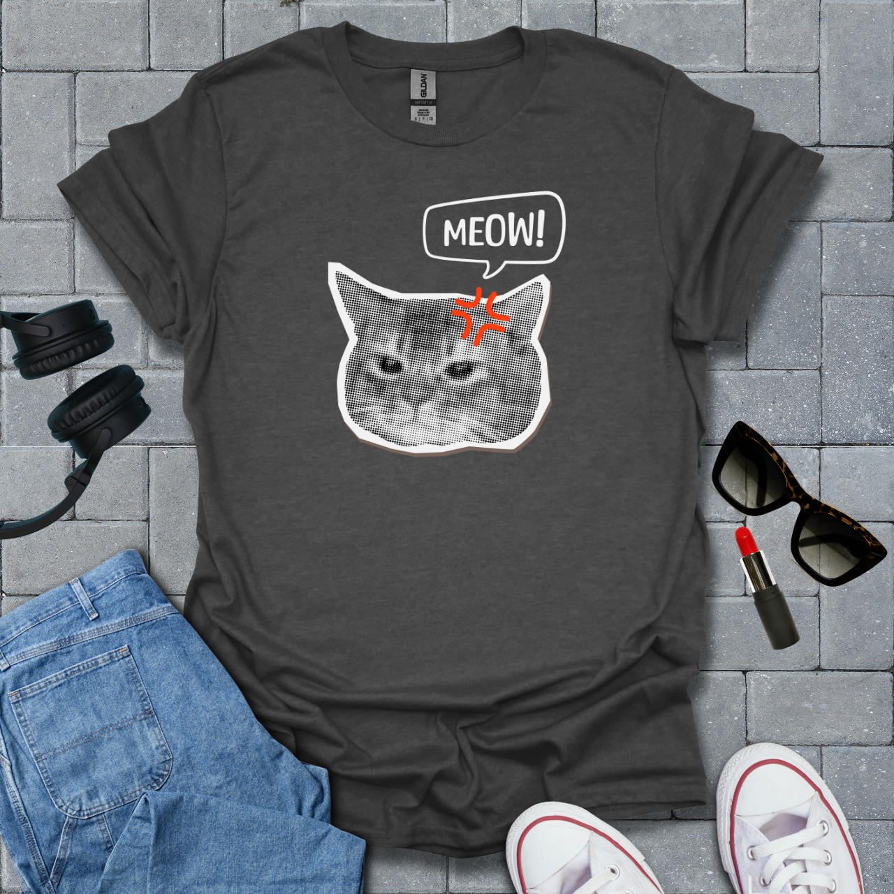 Angry Cat T-Shirt