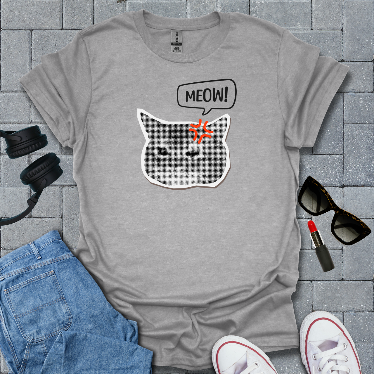 Angry Cat T-Shirt US