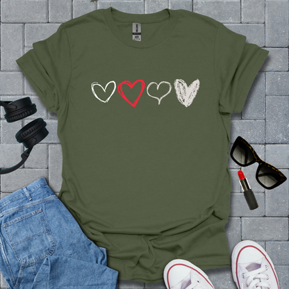 Heart Sketch T-Shirt