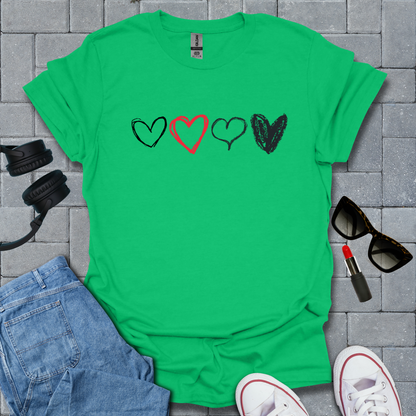 Heart Sketch T-Shirt