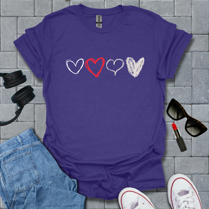 Heart Sketch T-Shirt