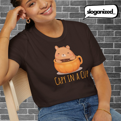Capybara in a Cup T-Shirt